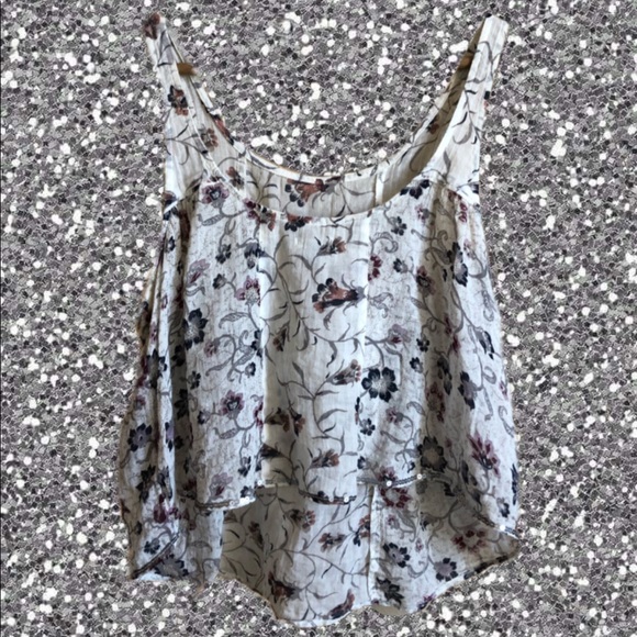 urban outfitters flowy tank sequin trim - Picture 2 of 3